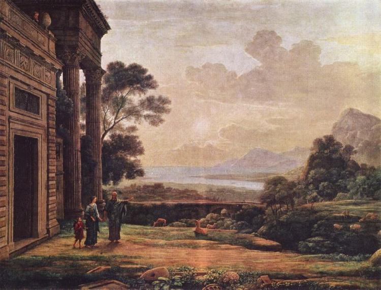 Claude Lorrain Verstobung der Hagar oil painting picture